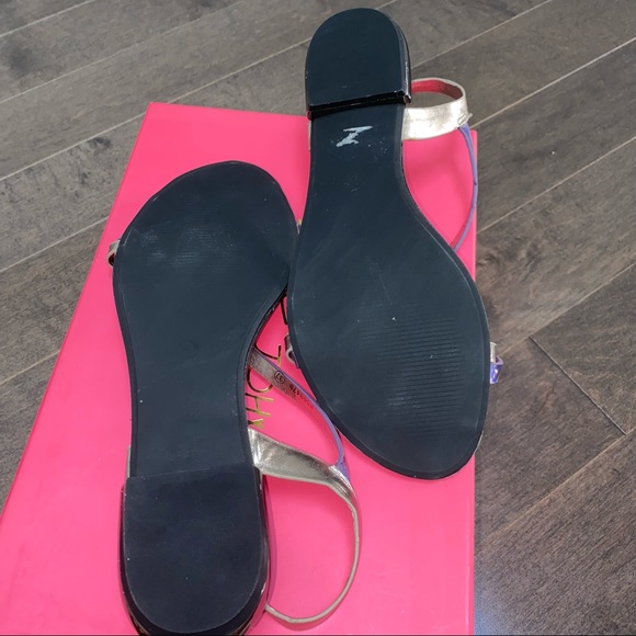 Castro Holographic Strappy Flat Sandals - Picture 7 of 8